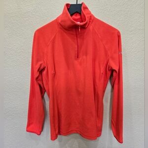 Columbia Bright Orange Fleece Pullover